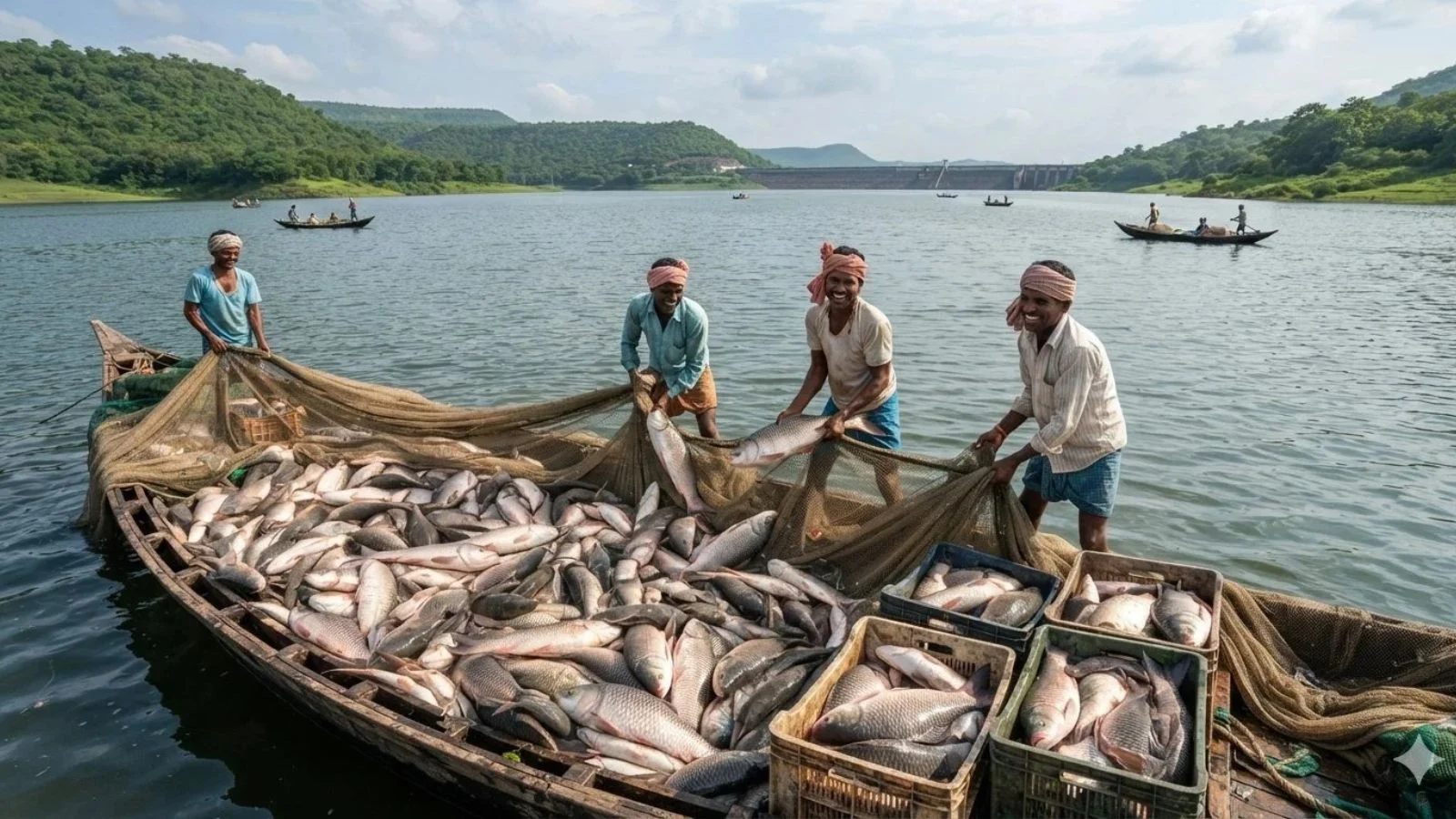 Now, there will be a bumper yield of fish in the large water bodies of MP.